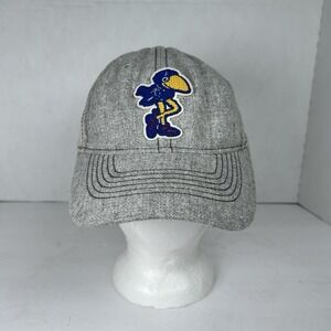 adidas Heritage Hall Kansas Jayhawks NCAA Raised Logo Fitted Cap Hat